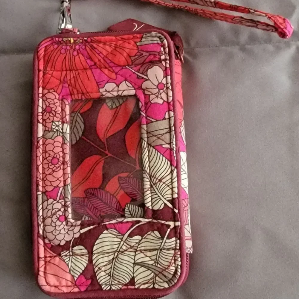 #217 Vera Bradley Retired “Bohemian Blooms” Wristlet - Picture 2 of 13